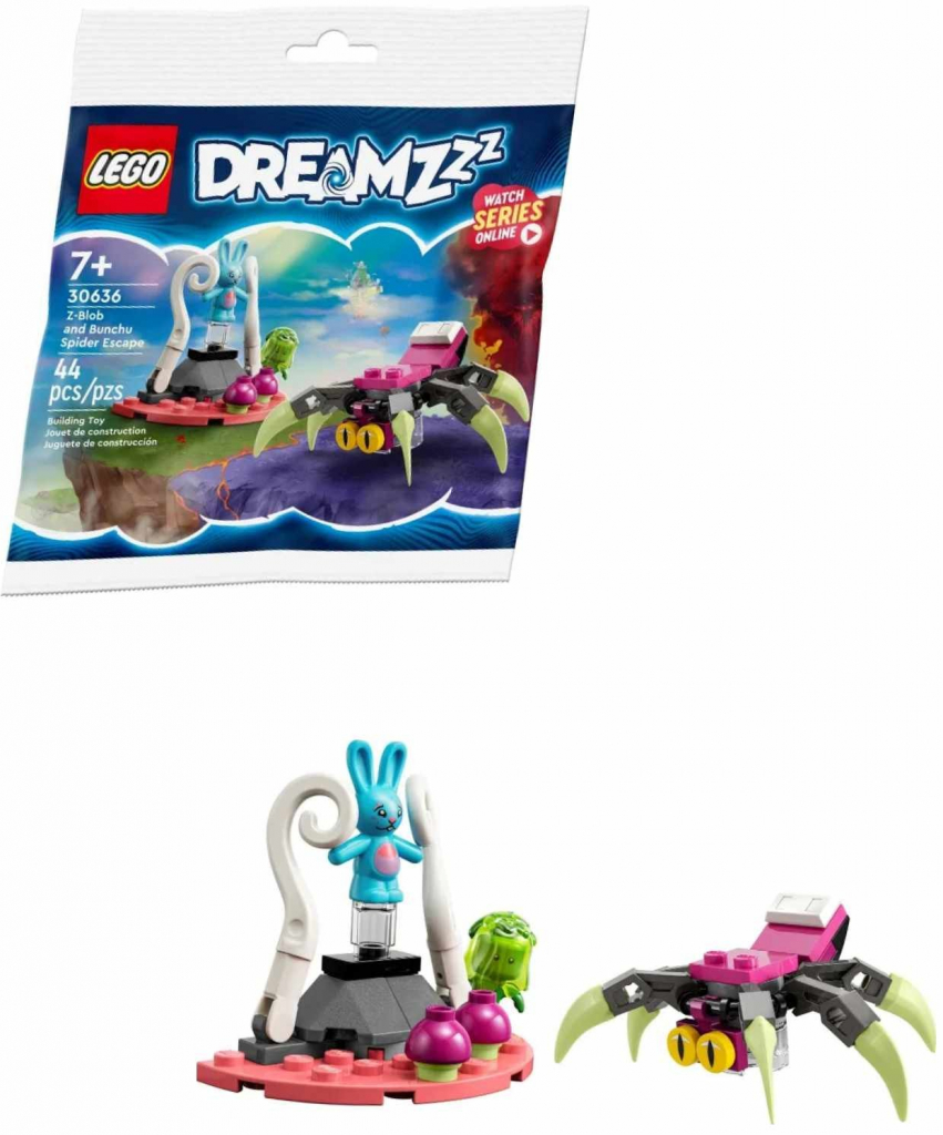 LEGO® DREAMZzz™ 30636 Útěk před pavoukem: Z-Flek a Bunchu