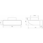 Větrací koleno EUROPLAST KLD25 220 x 55mm D100 90° – Hledejceny.cz