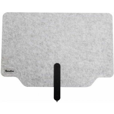 Manutan stolový paraván Expert s úchyty světle šedá 70 x 48 cm – Zboží Dáma