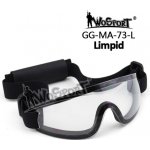 Ochranné taktické brýle Wosport MA-73 černé čiré