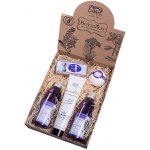 Botanico levandule koupelová pěna 200 ml + sprchový gel 200 ml + mýdlo glycerínové 90 g + krém denní 75 ml + koule 50 g dárková sada – Hledejceny.cz