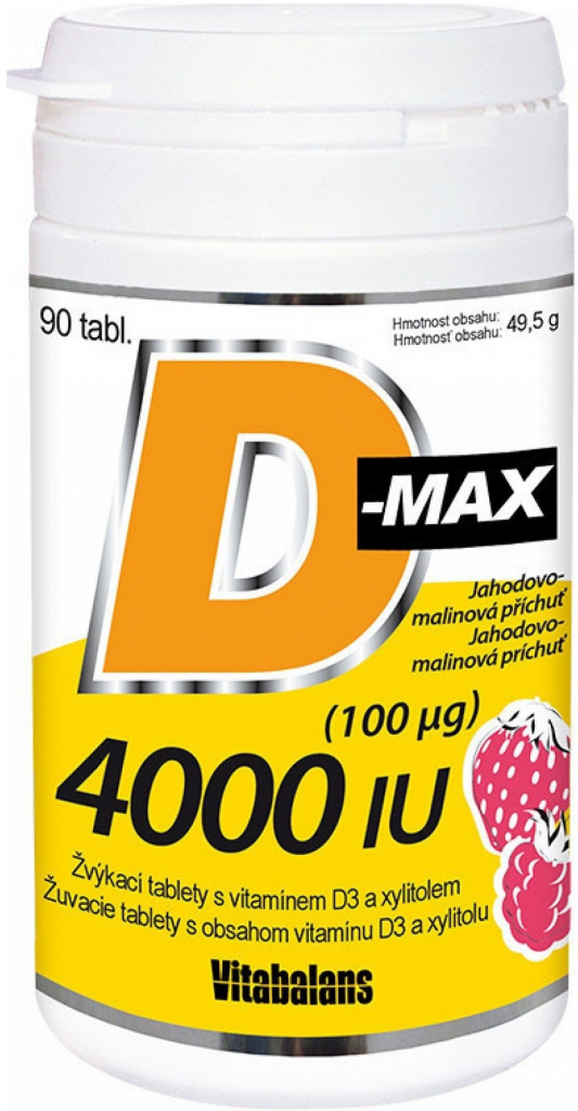 D-Max 4000 IU 90 tablet od 169 Kč - Heureka.cz