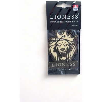 Lioness Závěsný pánský autoparfém 2 inspirovaný vůní Bvlgari Man in Black – Hledejceny.cz