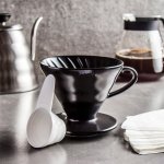 Hario Dripper V60-02 Ceramic Black – Zboží Mobilmania