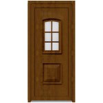 Solid Elements Maria plast levé dub zlatý prosklené W1DRBCZTK1.0017 88 x 198 cm – Hledejceny.cz