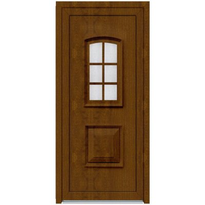 Solid Elements Maria plast levé dub zlatý prosklené W1DRBCZTK1.0017 88 x 198 cm – Hledejceny.cz