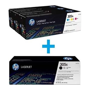 HP 305X originální tonerová kazeta černá CE410X