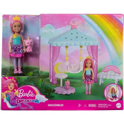 Barbie Dreamtopia Chelsea Hrací sada s koťátkem – Zboží Mobilmania