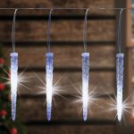 HOME KJL35 Vánoční LED řetěz Rampouch 270 LED studená bílá 5,6 m – Hledejceny.cz