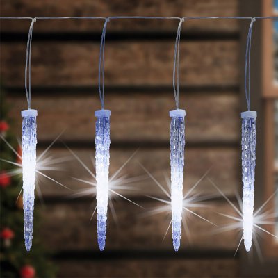 HOME KJL35 Vánoční LED řetěz Rampouch 270 LED studená bílá 5,6 m – Hledejceny.cz