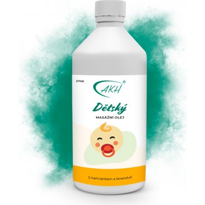 AKH Masážní olej DĚTSKÝ 1000 ml – Sleviste.cz