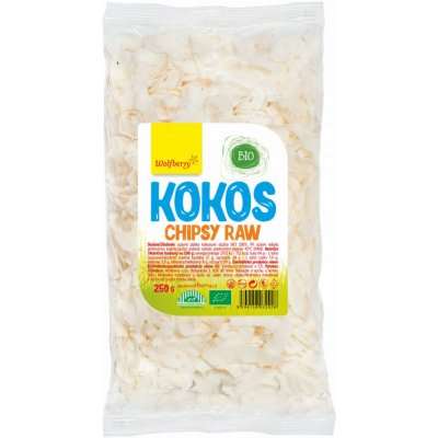 Wolfberry Kokosové chipsy BIO 21 x 250 g – Zboží Mobilmania