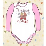 Kojenecké body s potiskem Jsem tu nová – Zboží Mobilmania