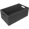 Úložný box Orion bedýnka dekorativní 26 x 16 x 11 cm antracit