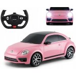 Rastar Auto na dálkové ovládání Volkswagen Beetle RTR růžové 1:14 – Zboží Mobilmania