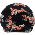 Fiebig Headwear since 1903 Pánská letní bavlněná bekovka s květy černá – Hledejceny.cz