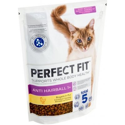 Perfect Fit Anti Hairball 1+ bohaté na kuřecí 1,4 kg