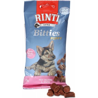 Finnern Rinti Dog Extra Bitties Puppy kuřecí a kachní maso 75 g