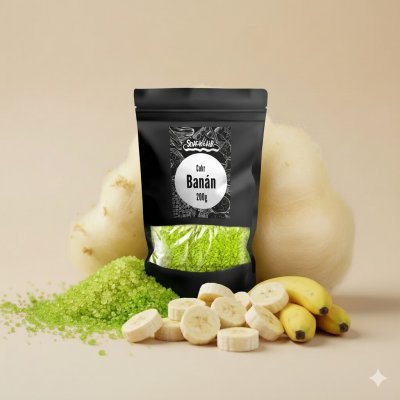 SnackAir Cukr Banán na cukrovou vatu a sladký popcorn 200 g – Zboží Dáma