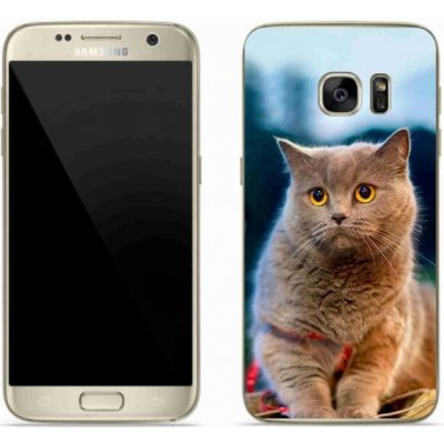 Pouzdro mmCase Gelové Samsung Galaxy S7 Edge - britská modrá 2