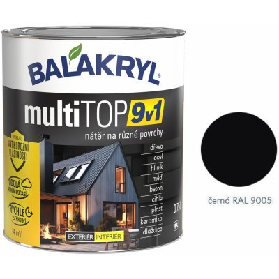 Balakryl MultiTOP 9v1 RAL 9005 černá 2,5 L – Hledejceny.cz