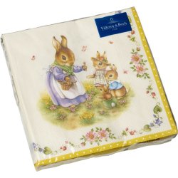 Villeroy & Boch Easter Accessoires velikonoční ubrousky Bunny Tales 33x33cm