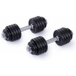 Trinfit Set jednoručních nakládacích činek 30 mm 2 x 15 kg – Zboží Dáma