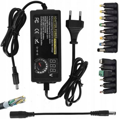 NASTAVITELNÝ UNIVERZÁLNÍ NAPÁJECÍ ADAPTÉR 72W 3A 3V-24V 11,5X5X3,2 CM – Hledejceny.cz