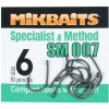 Rybářský háček Mikbaits Specialist & Method SM 007 vel.8 10ks