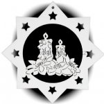 Dřevo Novák Vánoční ozdoba Hvězda s obrázkem č.1514 – Hledejceny.cz