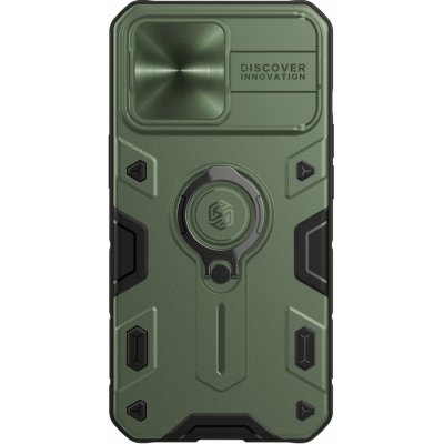 Pouzdro Nillkin CamShield Armor iPhone 13 Pro Dark Green (without logocut)