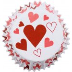 PME Košíčky papírové s fólií Srdíčka v.28x50mm 30ks – Hledejceny.cz
