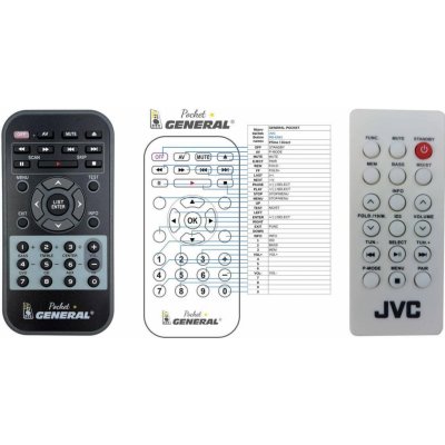 Dálkový ovladač General JVC RD-E661 – Hledejceny.cz