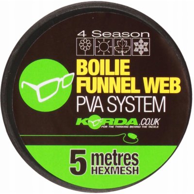 Korda PVA punčocha Funnel Web Hexmesh 5 m Boilie – Zboží Mobilmania
