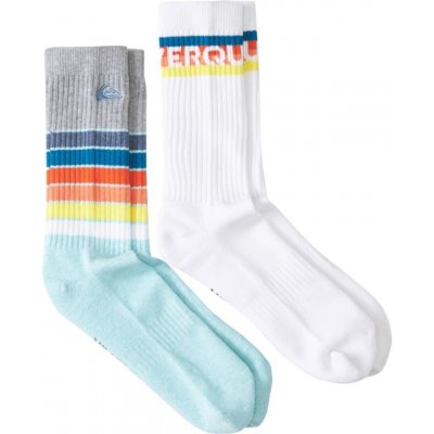 Quiksilver ponožky Qk 2Pk Crew Esw M Sock Bfg0 Light Blue – Hledejceny.cz