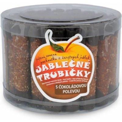 Bioprodukt JT Jablečné trubičky BC s čokoládovou polevou dóza 540 g – Zboží Dáma