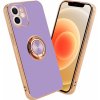 Pouzdro a kryt na mobilní telefon Apple Cadorabo Ochranné pouzdro pro Apple iPhone 11 ve fialové barvě Kryt fotoaparátu Ochranný magnetický držák do auta