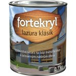 Fortekryl Lazura Klasik 0,7 kg bezbarvá – Zboží Mobilmania