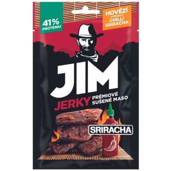 Jim Jerky Jerky hovězí chilli sriracha 23 g