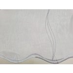 Vyšívaná luxusní záclona bílá káva - krém GERSTER 556/0840 290 cm – Hledejceny.cz