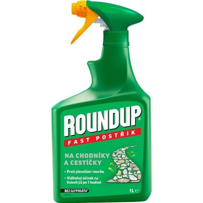 ROUNDUP Herbicid FAST postřik pro chodníky a cestičky 1 l