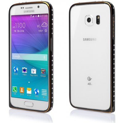 Pouzdro Bumper ALU DIAMOND Samsung G920 Galaxy S6 černé – Zboží Mobilmania