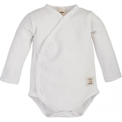 Makoma Waffel body celorozepínací WHITE – Zboží Mobilmania
