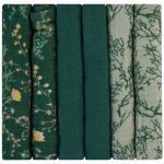 KikkaBoo mušelínové 30x30 cm Secret Garden Green 6 ks – Hledejceny.cz