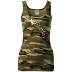 Geocaching Gekoni dámské Maskáčové tílko Hnědý maskáč – Hledejceny.cz