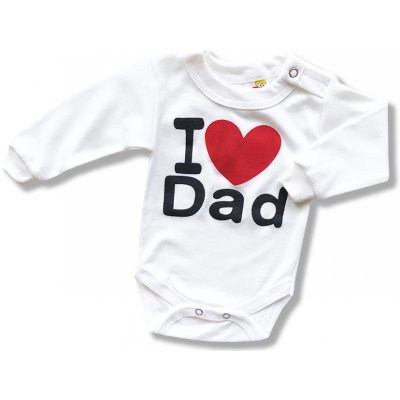 BABY´S WEAR Detské body I love Dad – Zbozi.Blesk.cz