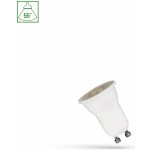 Spectrum LED LED GU11/MR11 GU10 230V 4W SMD 55 DEGREES Teplá bílá WITH LENS – Zboží Živě