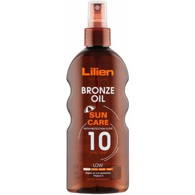 Lilien Sun Active Bronze voděodolný olej SPF10 200 ml