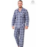 M-Max ferdinand pyžamo dlouhé propínací modrá