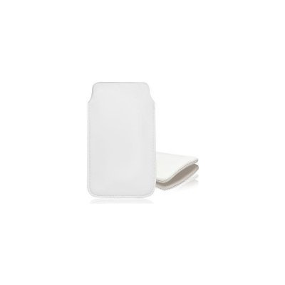 Pouzdro Forcell SLIM DeLuxe Apple iPhone 5 bílé – Zboží Živě